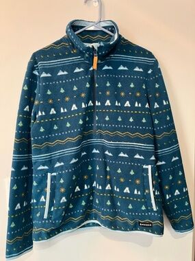 Woods 1/2 zip women’s sweater